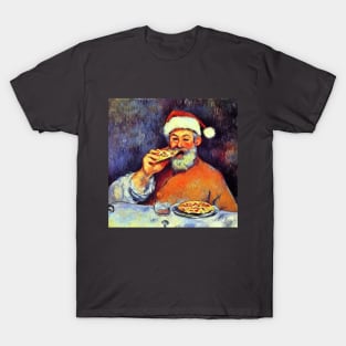 Santa is hungry for pizza T-Shirt